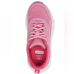 Athletic Works Sneakers Girls Size 13 Pink Lace Up Jogger Shoes Memory Foam